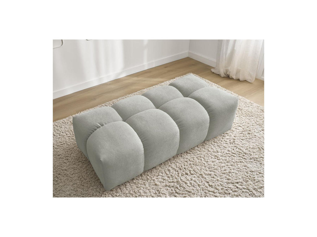Everest - Small Pouf - Textured Fabric