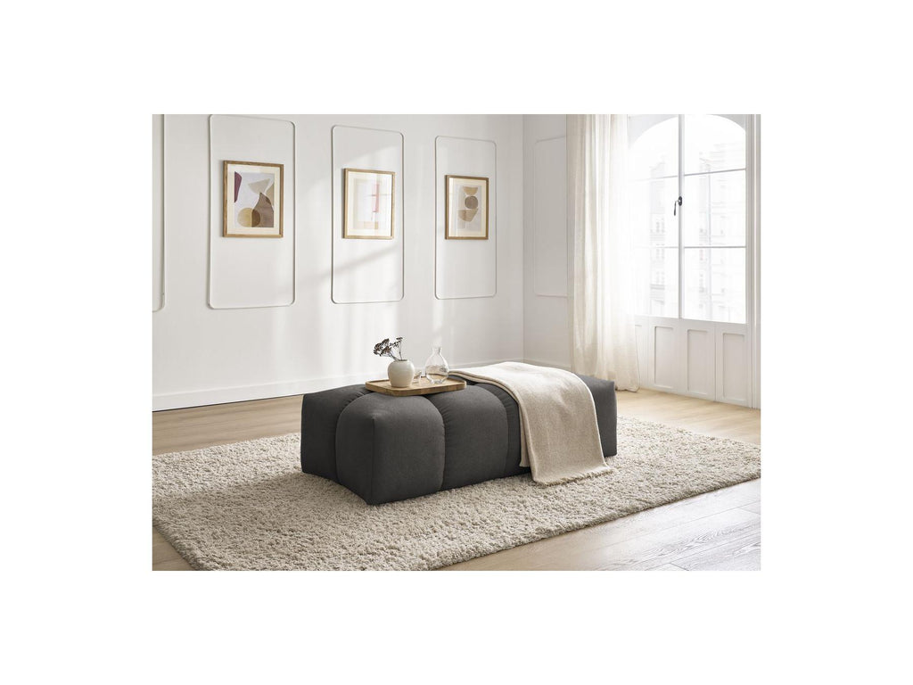 Everest - Small Pouf - Textured Fabric