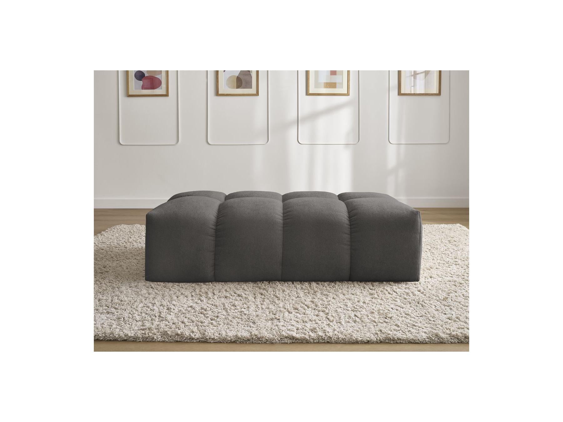 Everest - Small Pouf - Textured Fabric