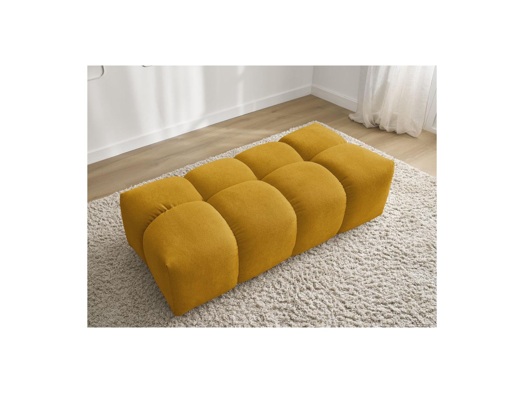 Everest - Small Pouf - Textured Fabric