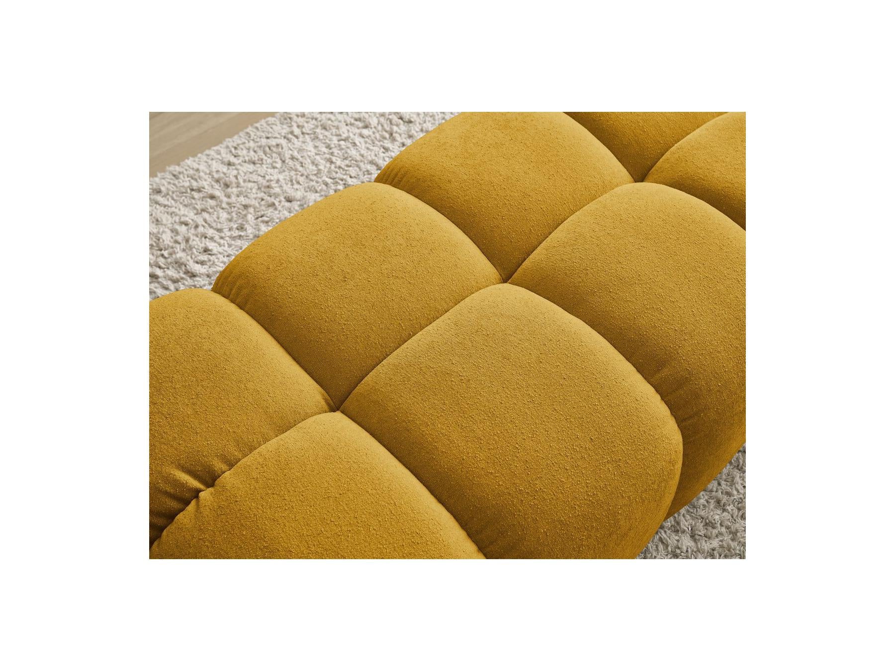 Everest - Small Pouf - Textured Fabric