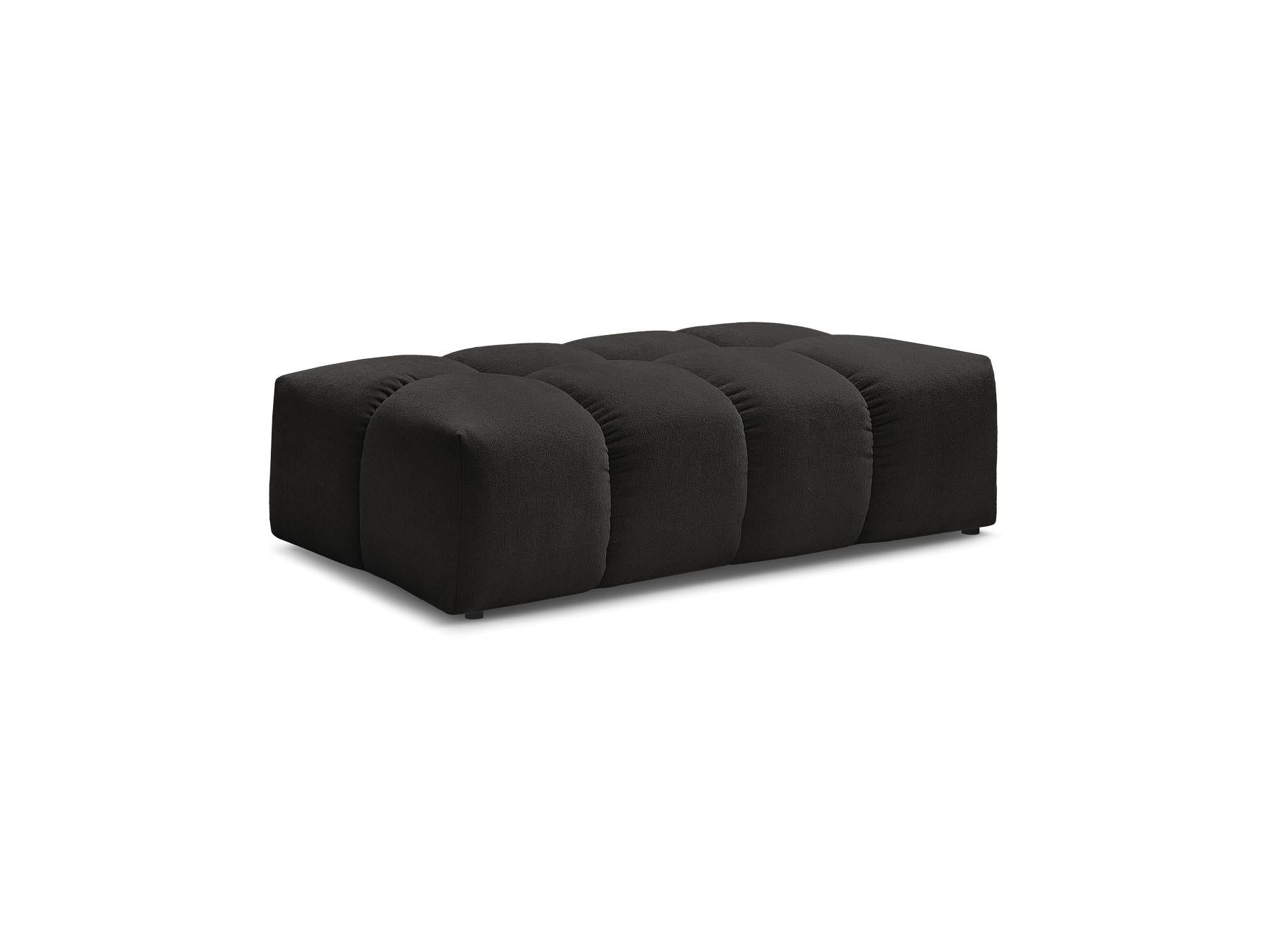 Everest - Small Pouf - Textured Fabric