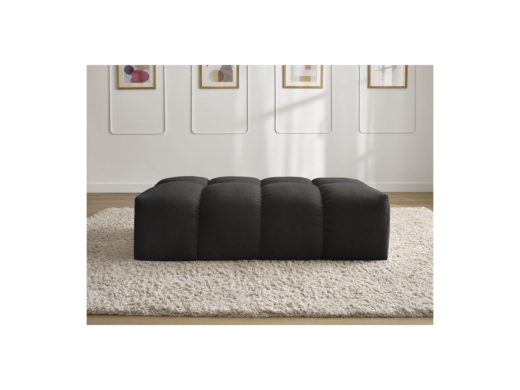 Everest - Small Pouf - Textured Fabric