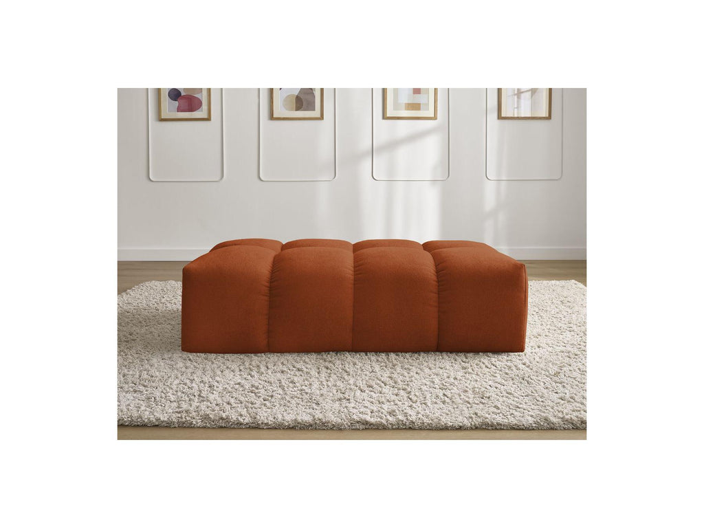 Everest - Small Pouf - Textured Fabric