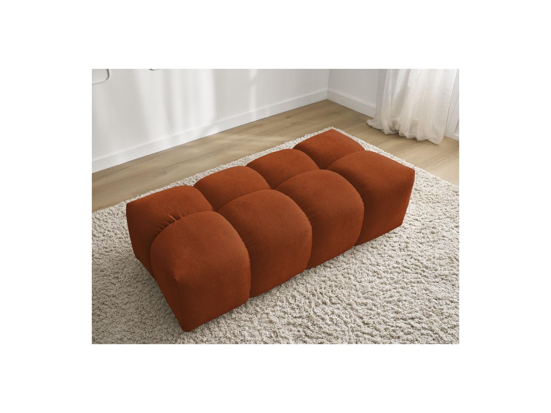 Everest - Small Pouf - Textured Fabric