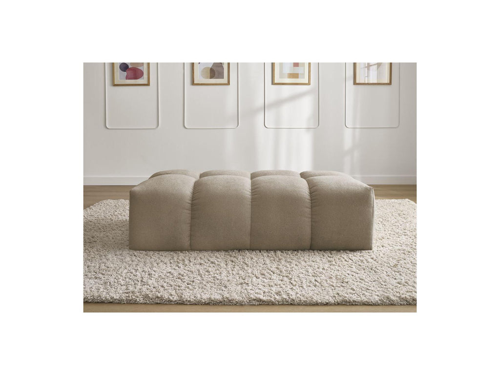 Everest - Small Pouf - Textured Fabric