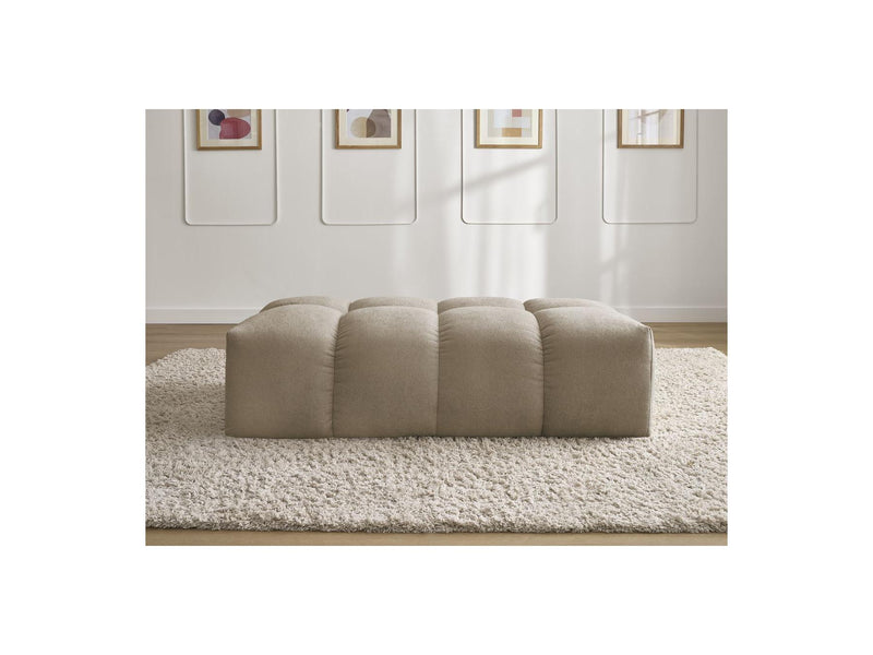 Everest - Petit Pouf - Tissu Texturé