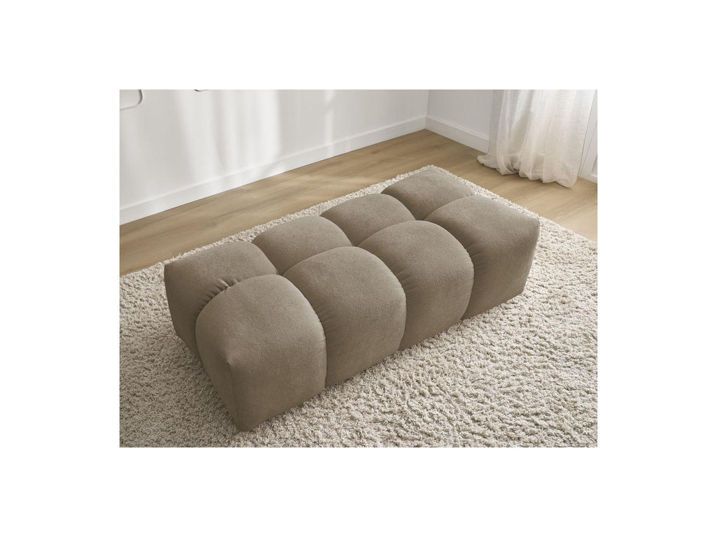 Everest - Small Pouf - Textured Fabric