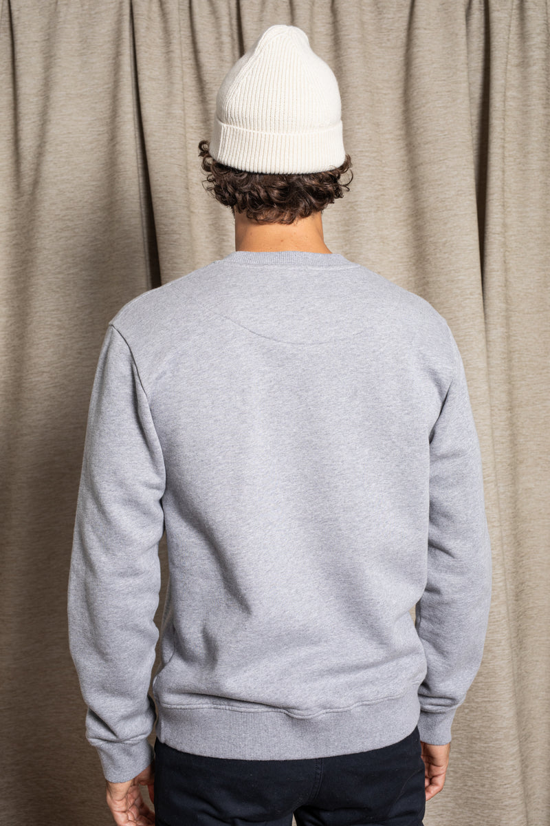 Sweat Marco - Gris Chiné - Homme