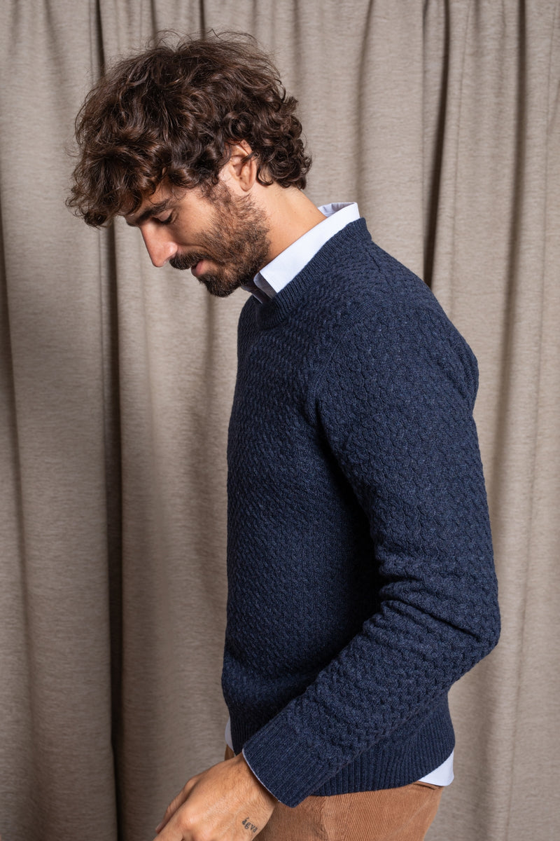 Pull Avoriaz - Bleu - Homme