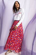 Bluza Edie Imprevu Girl Fioletowa - Biały
