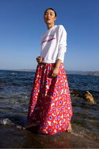 Bluza Edie Imprevu Girl Fioletowa - Biały