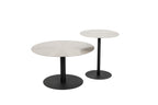 Snow Brushed - Coffee Table - Steel - Satin/Silver