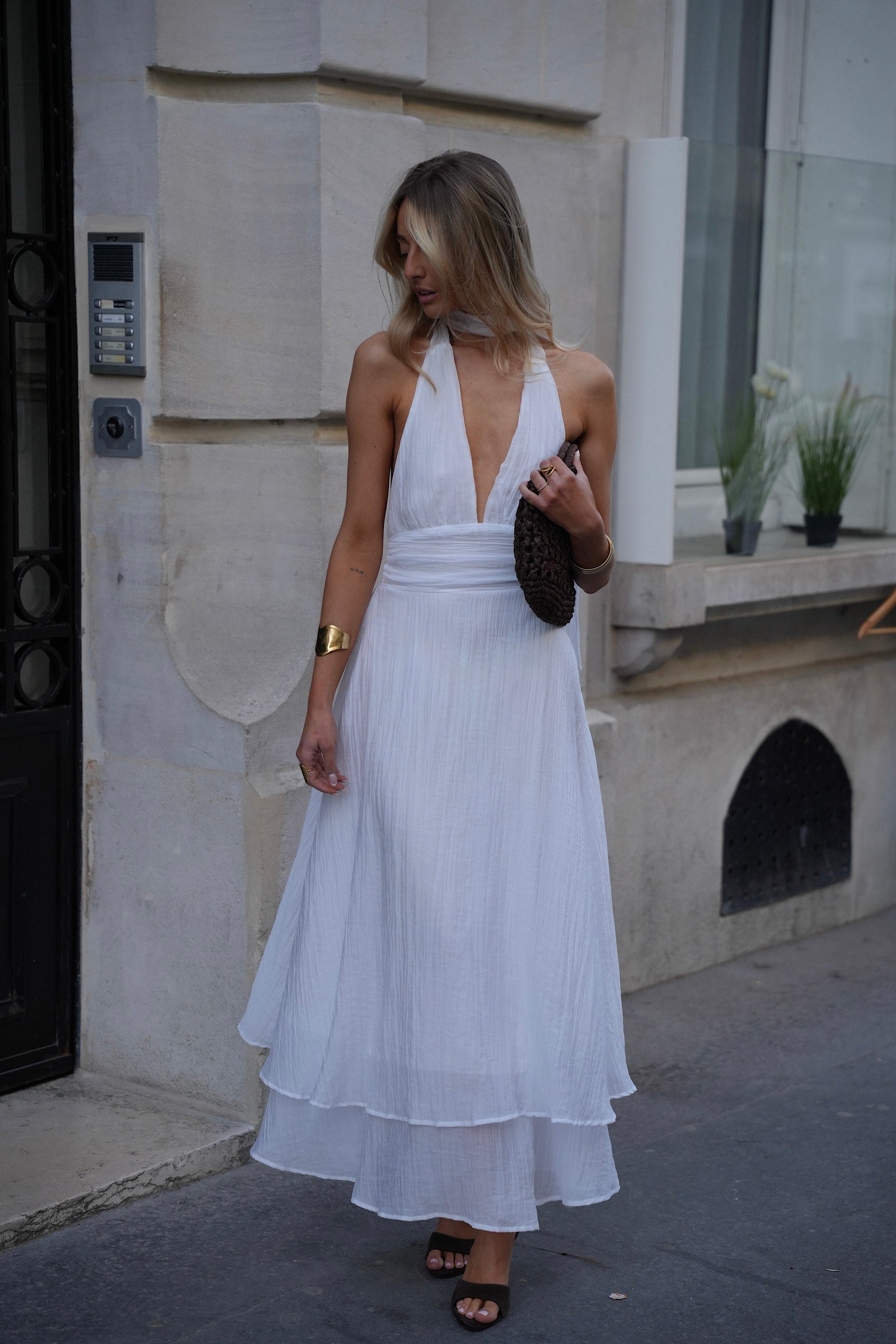 Robe Longue Miki - Blanche