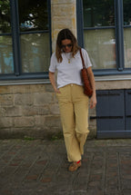 Emile Yellow Vichy Pants