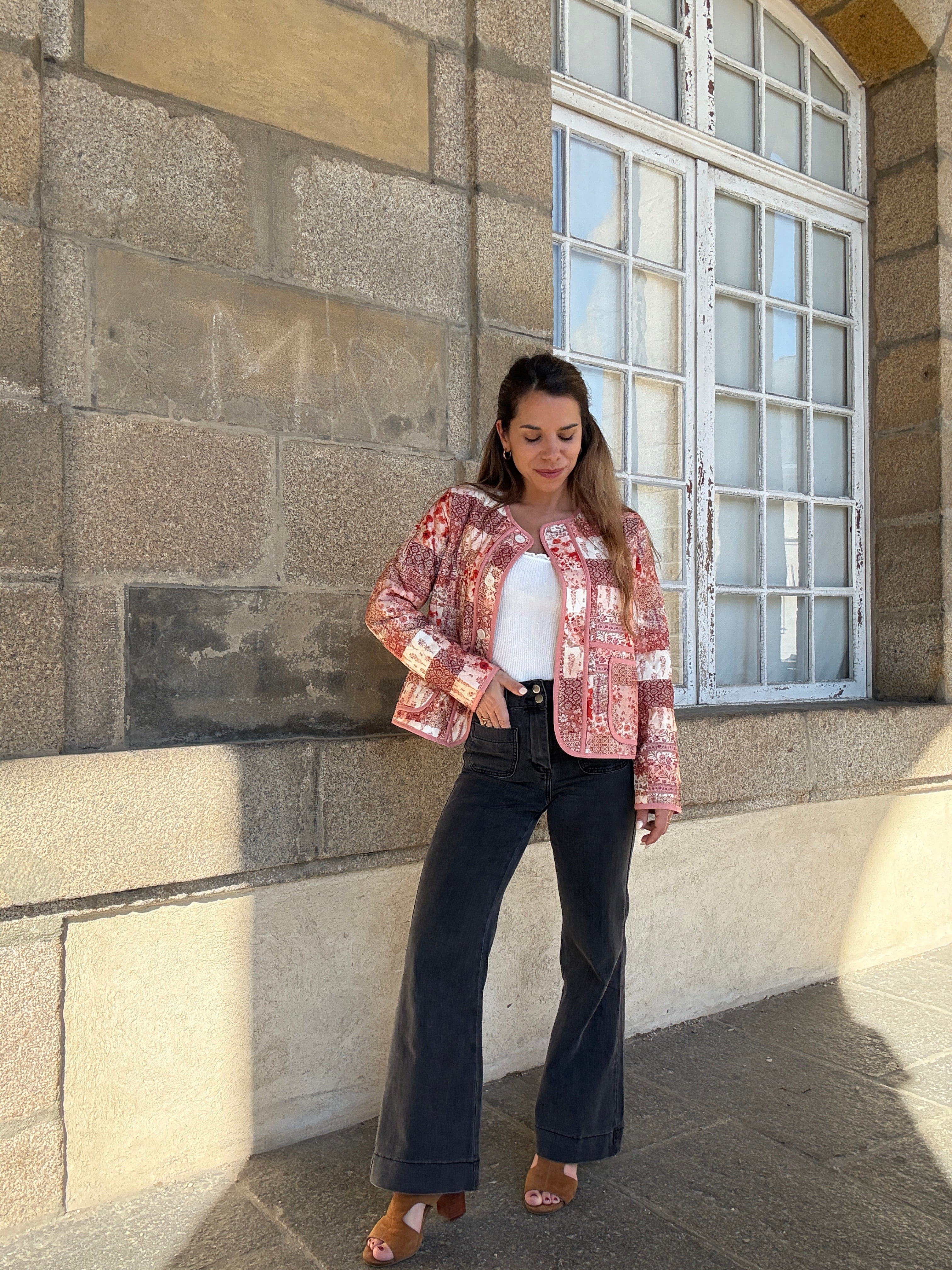 Paula patchwork quilted jacket