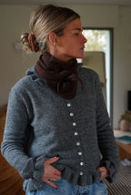 Max Maille Chocolate Scarf