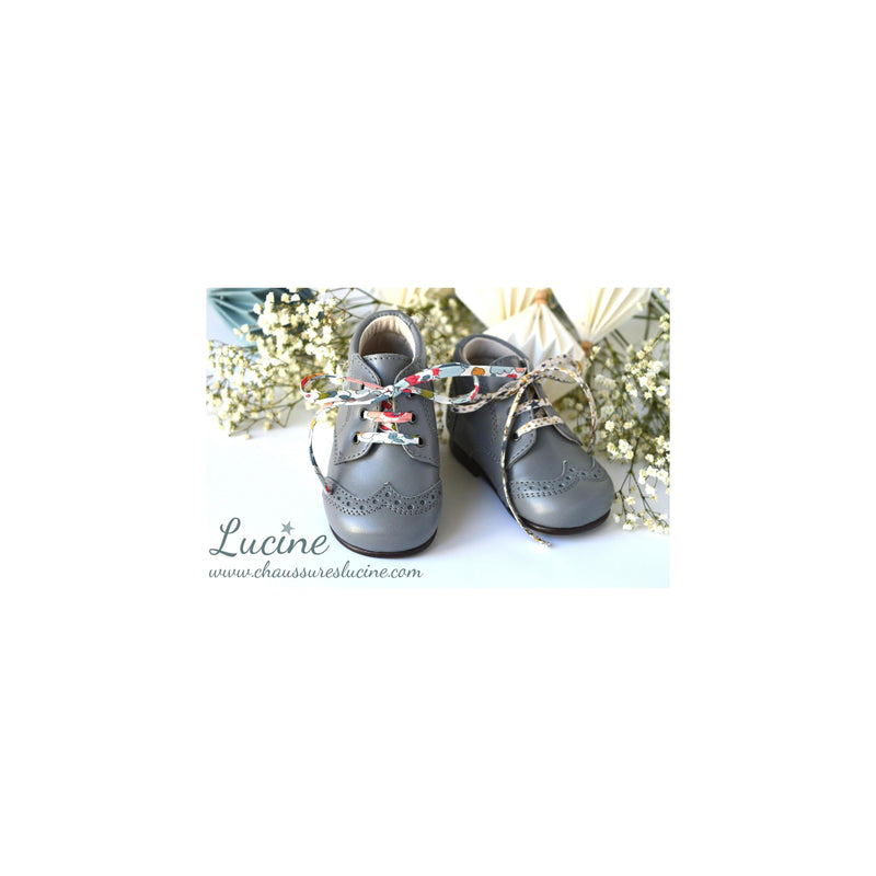 Adonis Golf Toe Booties Shoes - Light Gray Leather - Unisex