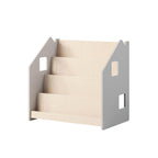 Bibliothèque Enfant – Blanc & Gris