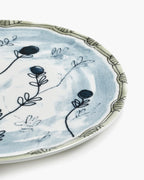 Midnight Flowers - Lot De 2 Assiettes À Pain - Porcelaine Bone China - Mirtillo Tea