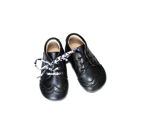 Adonis Golf Toe Booties - Black Leather - Unisex