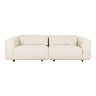 Wings - 3-Seater Sofa - Polypropylene Plastic - Natural/White