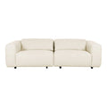 Wings - 3-Seater Sofa - Polypropylene Plastic - Natural/White