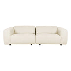 Wings - 3-Seater Sofa - Polypropylene Plastic - Natural/White