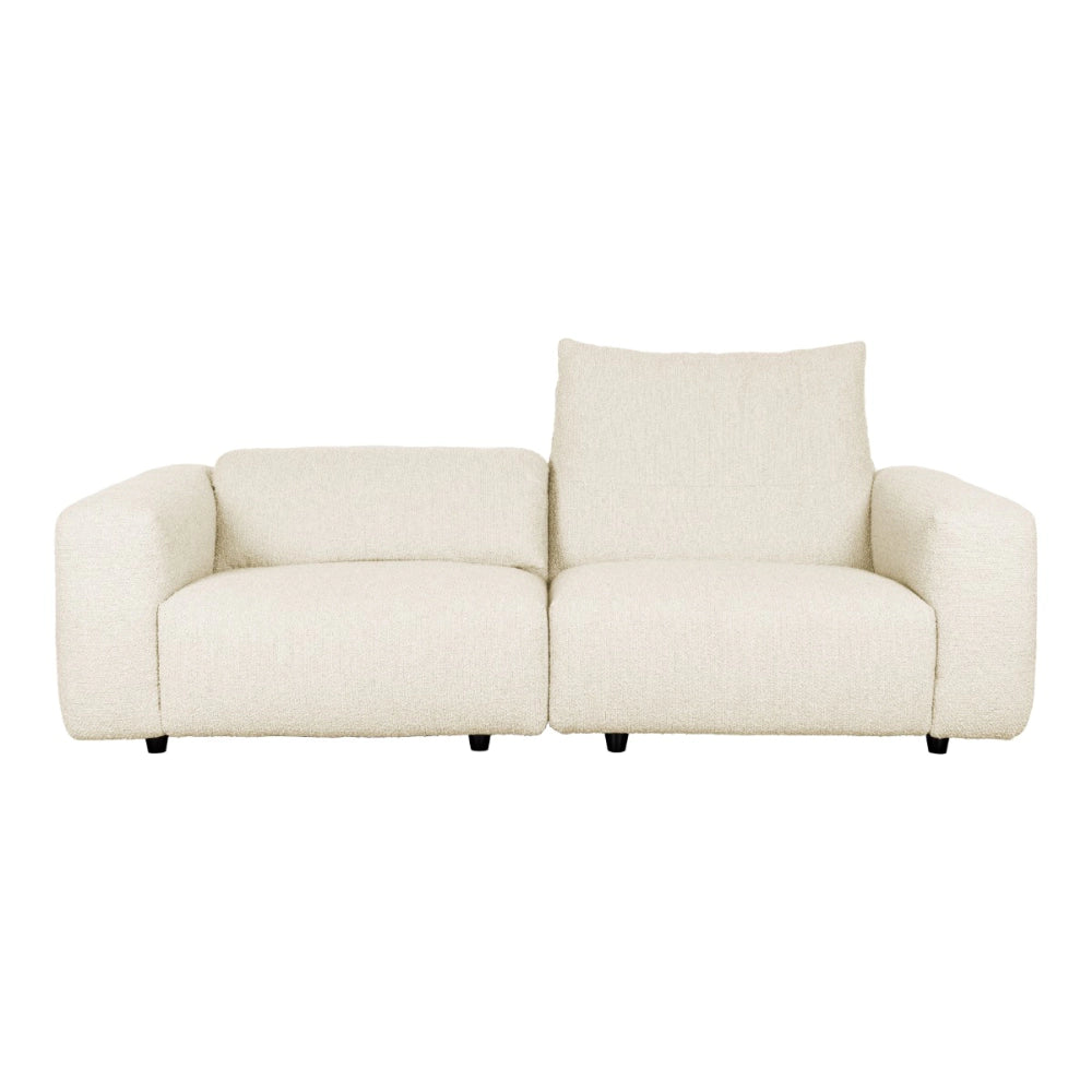 Wings - 3-Seater Sofa - Polypropylene Plastic - Natural/White