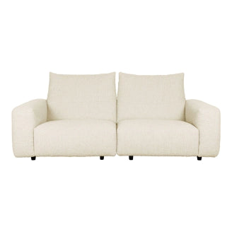 Wings - 3-Seater Sofa - Polypropylene Plastic - Natural/White