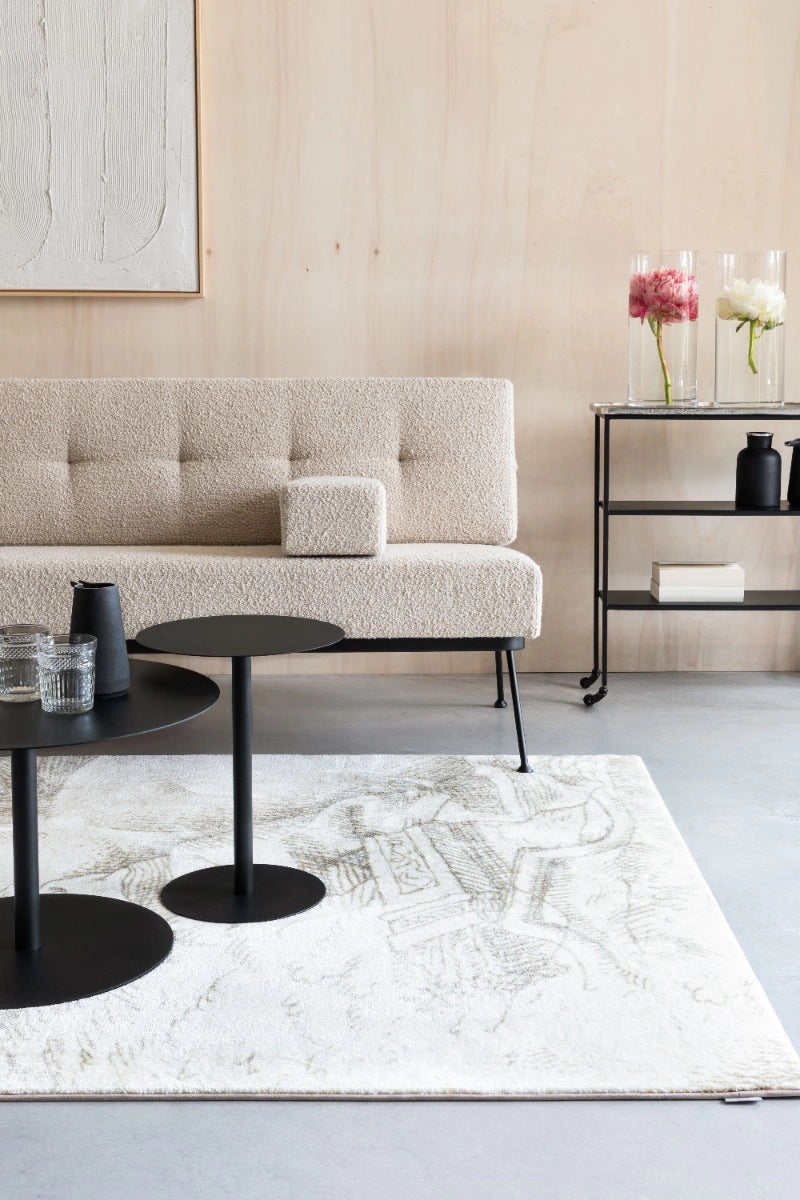 Bowie - 2 Seater Sofa - Fabric - Beige