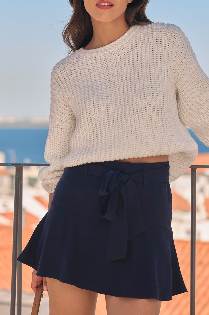 Jupe Short Albertina Marine