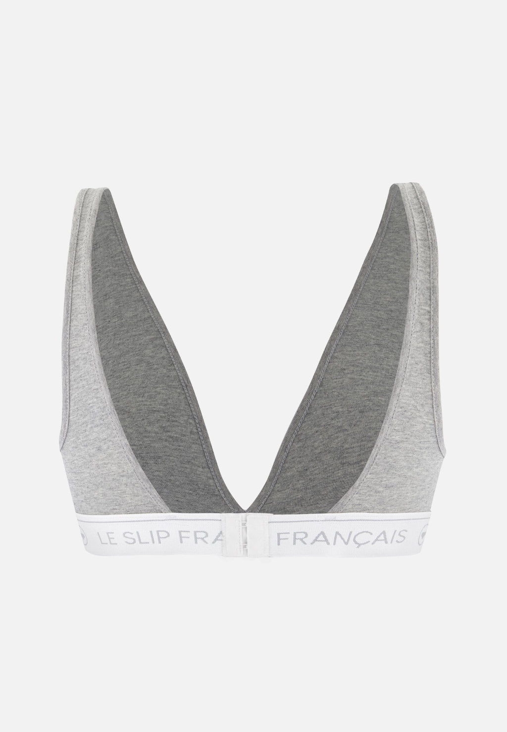 Séduisante Non-Wired Cotton Triangle Bra - Heather Grey