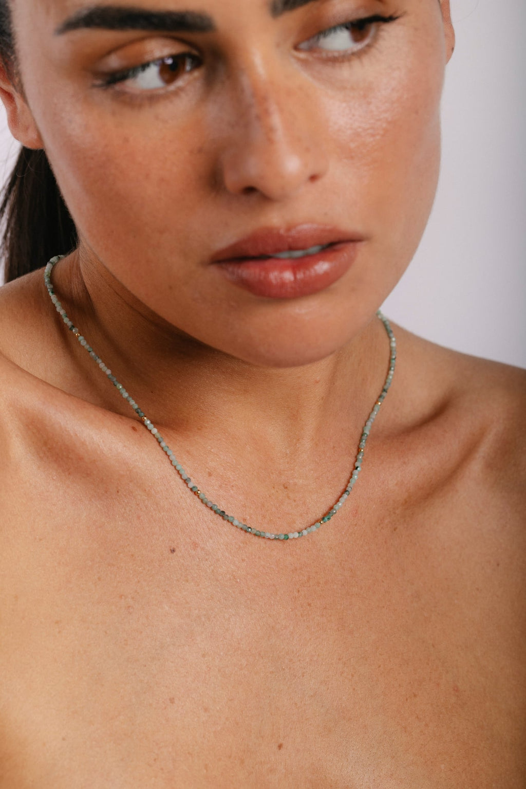 Collier Queen 40Cm - Émeraude