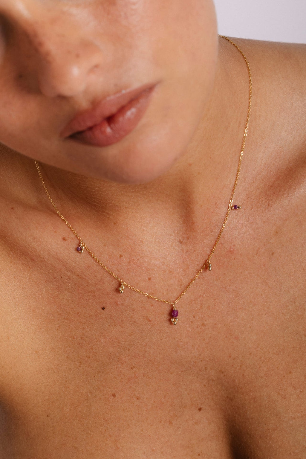 Collier Gaia - Rubis