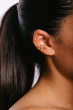 Faux Piercing Double Hélix - Eclat