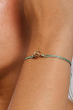 Bracelet Cordon Rosa - Vert