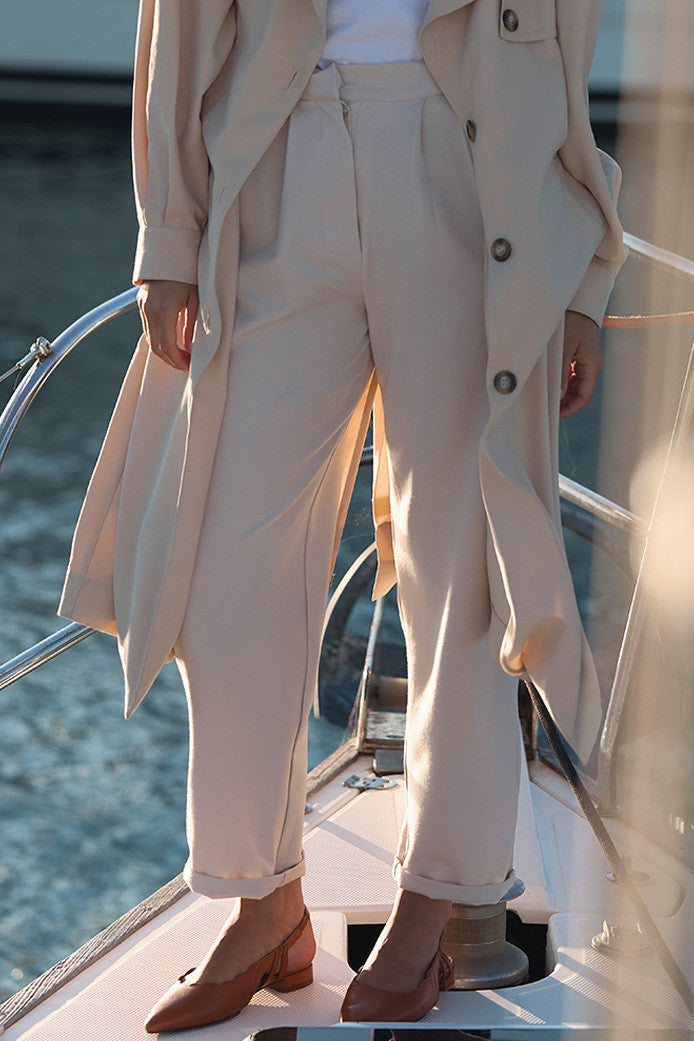 Ricardo Beige Trousers