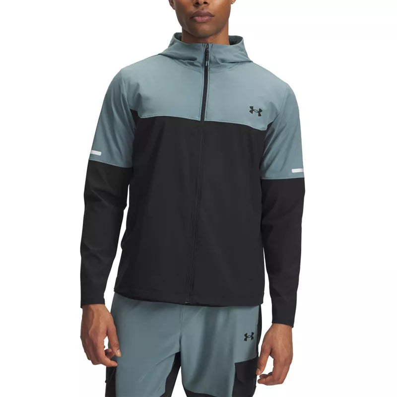 Veste De Survêtement Tech Utility Woven - Noir Et Bleu - Homme