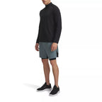 Short Tech Vent 2In1 - Bleu Gris, Noir - Homme