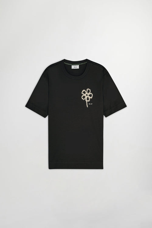 T-Shirt Pedro Emb Ss - Black