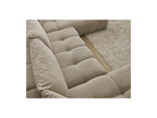 Everest - Canapé Panoramique Convertible Coffre - Tissu Texturé - Angle Gauche - 6 Coussins