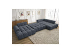Everest - Panoramic Convertible Storage Sofa - Textured Fabric - Left-Hand Corner - 14 Cushions