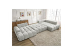 Everest - Panoramic Convertible Storage Sofa - Textured Fabric - Left-Hand Corner - 14 Cushions