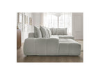 Everest - Panoramic Convertible Storage Sofa - Textured Fabric - Left-Hand Corner - 14 Cushions