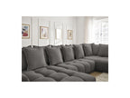 Everest - Panoramic Convertible Storage Sofa - Textured Fabric - Left-Hand Corner - 14 Cushions