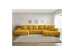 Everest - Panoramic Convertible Storage Sofa - Textured Fabric - Left-Hand Corner - 14 Cushions
