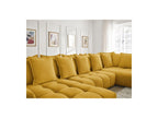Everest - Panoramic Convertible Storage Sofa - Textured Fabric - Left-Hand Corner - 14 Cushions