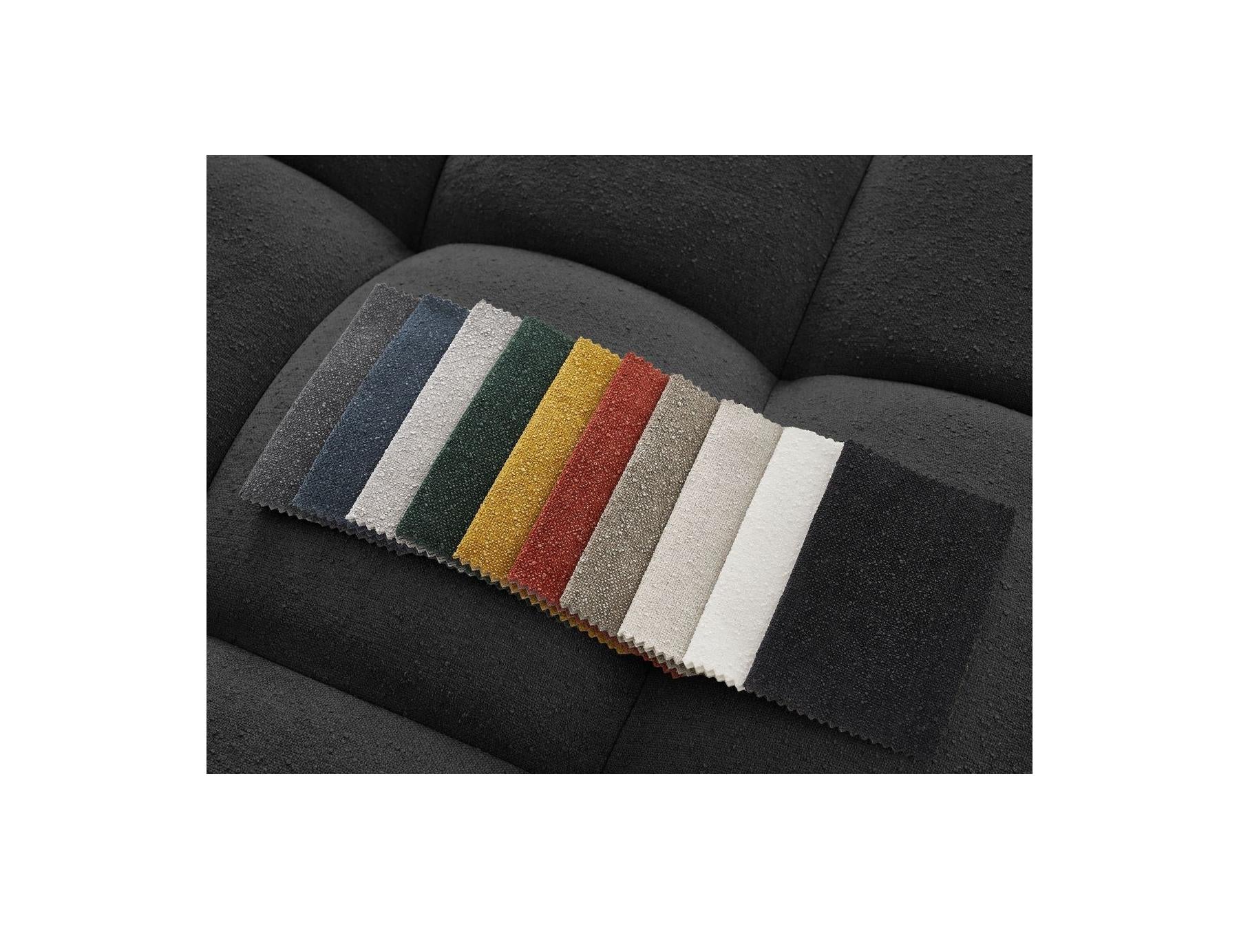 Everest - Panoramic Convertible Storage Sofa - Textured Fabric - Left-Hand Corner - 14 Cushions