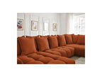 Everest - Panoramic Convertible Storage Sofa - Textured Fabric - Left-Hand Corner - 14 Cushions
